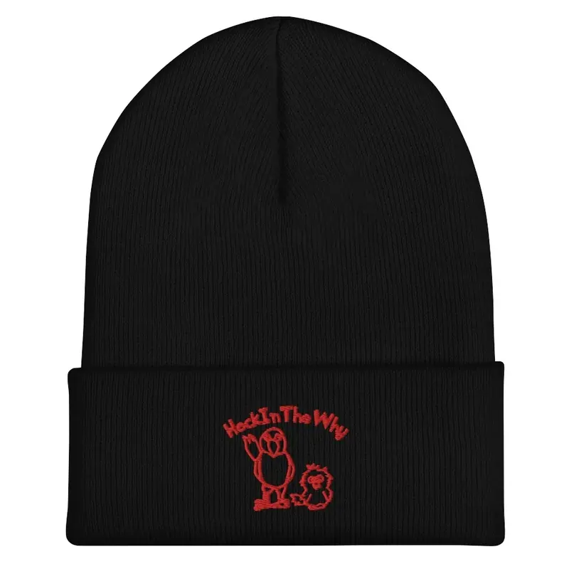 HeckInTheWhy Black Beanie