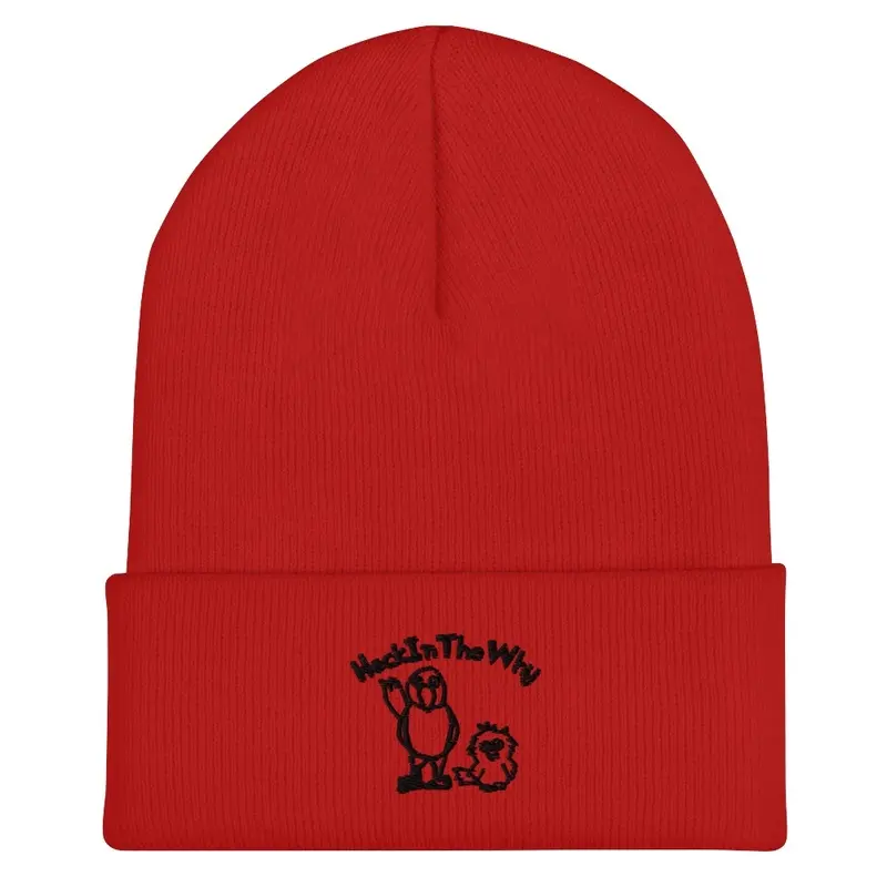 HeckInTheWhy Red Beanie